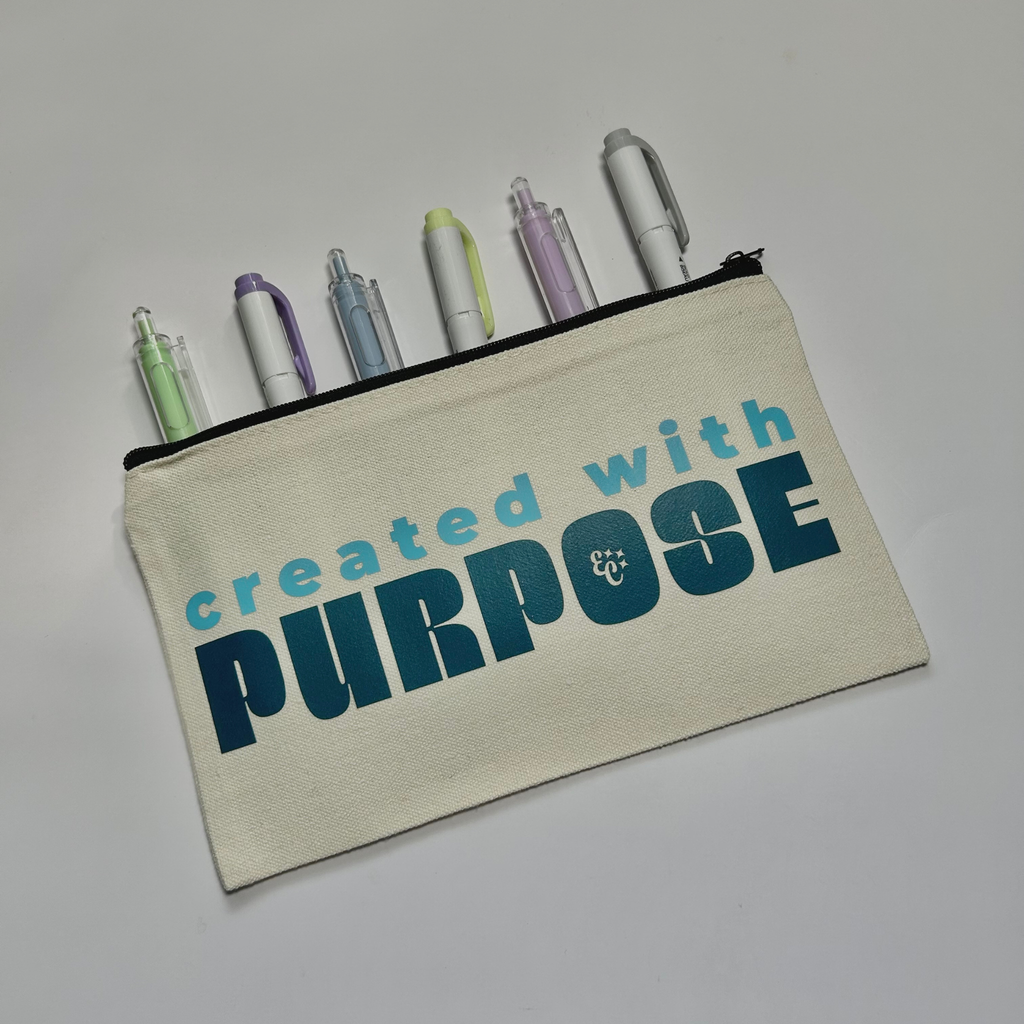 Cartuchera Created with purpose