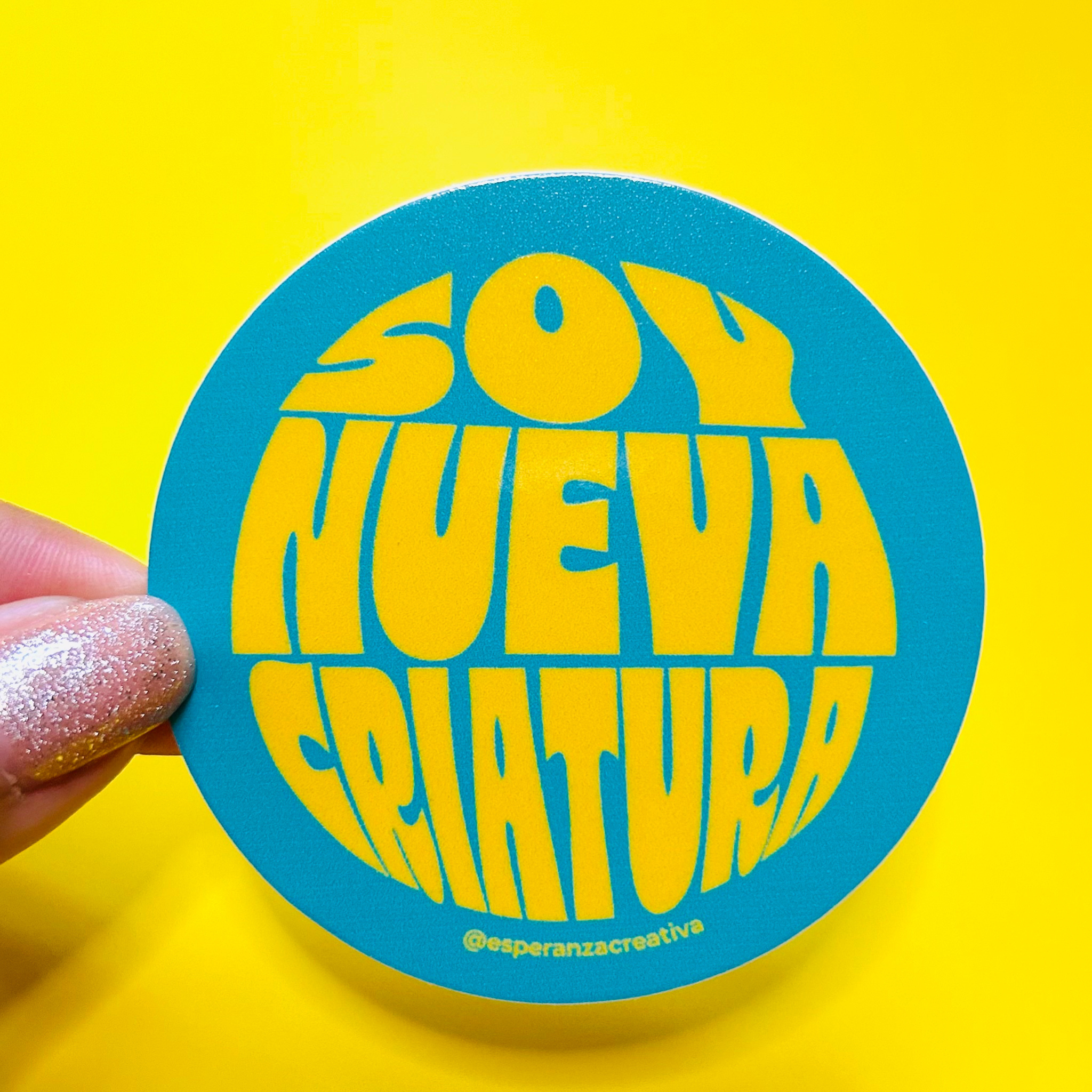 STICKER SOY NUEVA CRIATURA