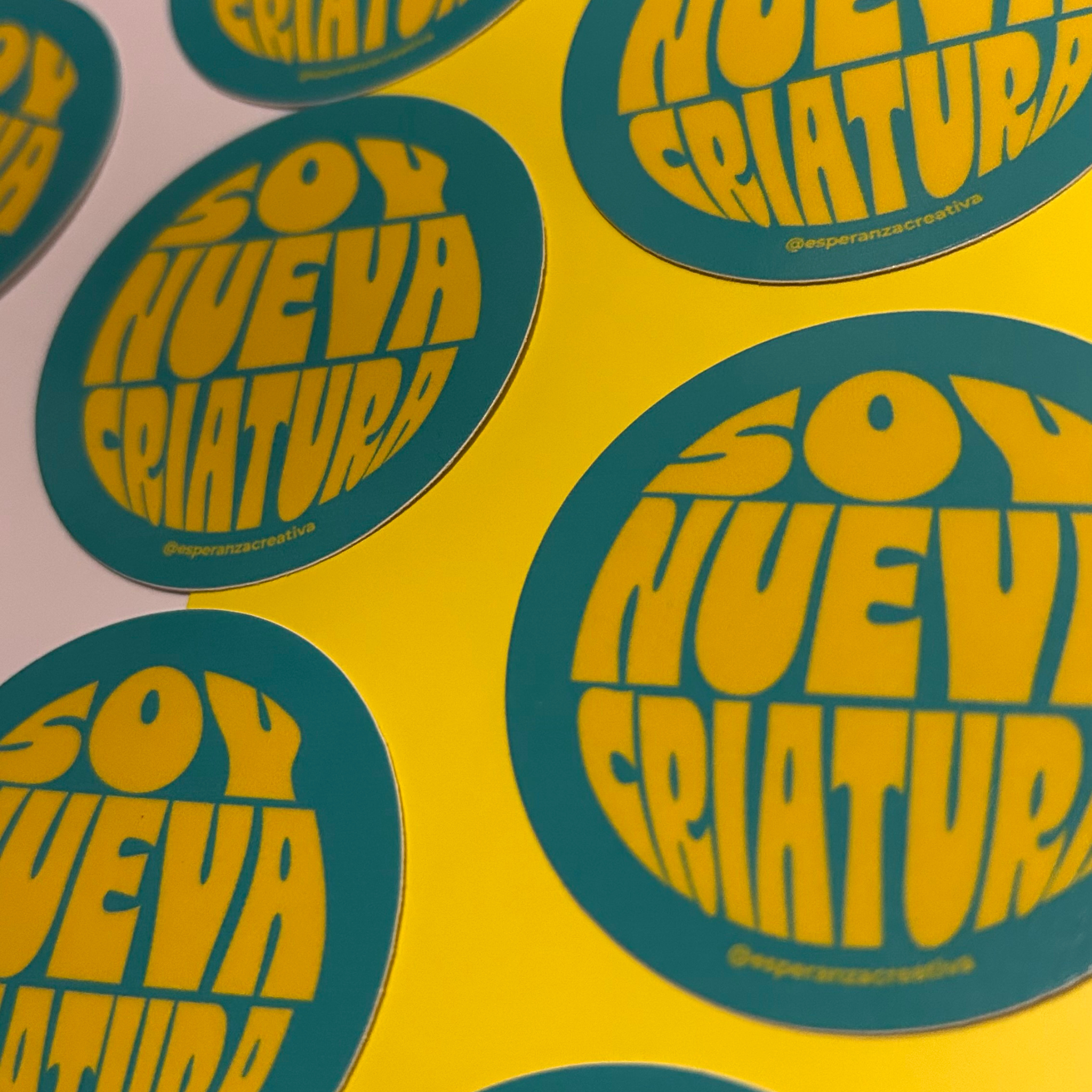 STICKER SOY NUEVA CRIATURA
