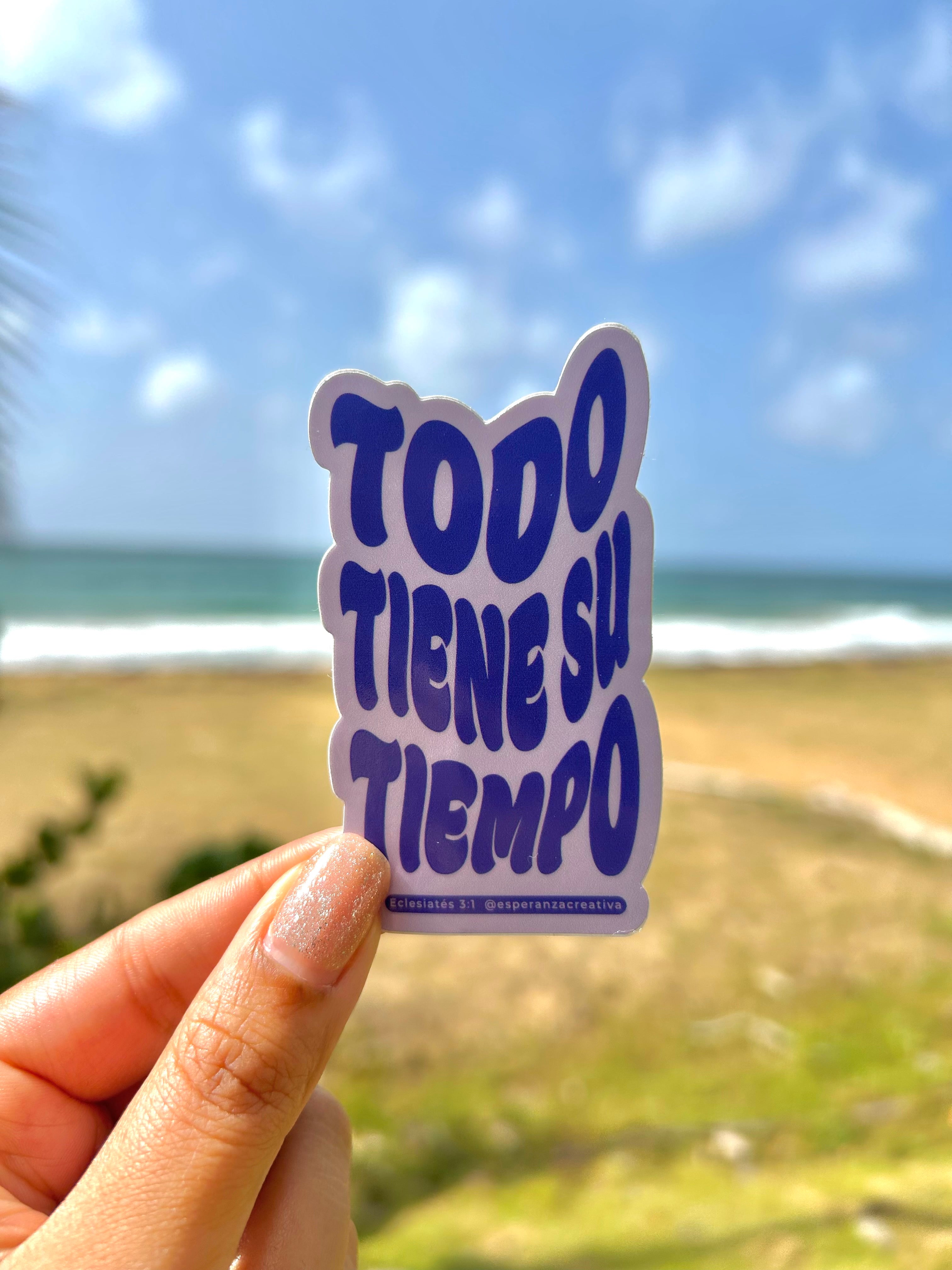 STICKER TODO TIENE SU TIEMPO