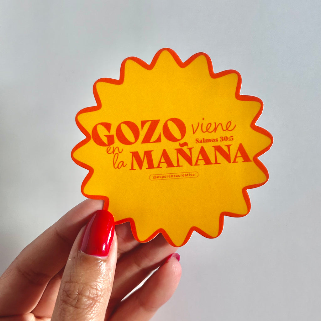 STICKER GOZO VIENE EN LA MAÑANA